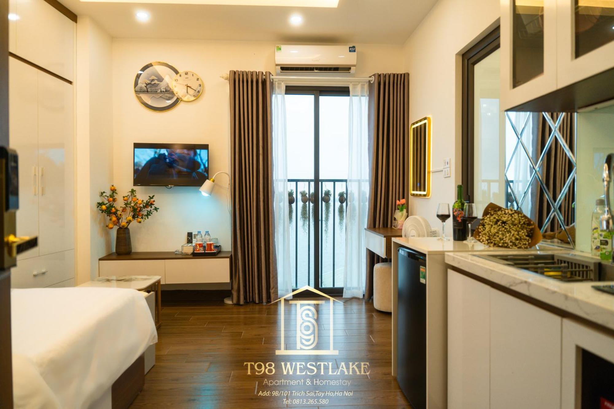 T98 Westlake Trich Sai - Tay Ho Center Lake View Studio Hanoï Extérieur photo
